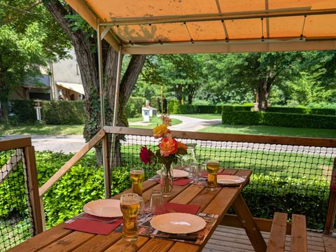 Tente en toile et en bois 4 personnes - Tente Canada