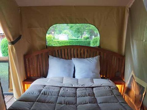Tente en toile et en bois 4 personnes - Tente Lodge