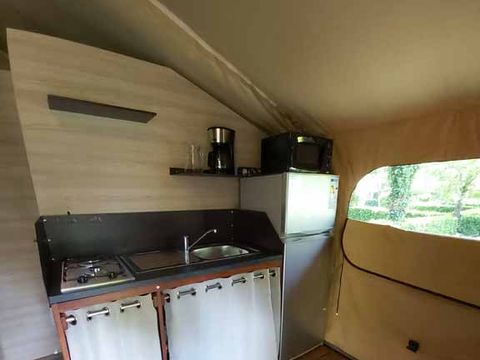 Tente en toile et en bois 4 personnes - Tente Lodge