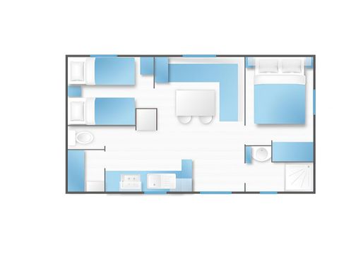 MOBILHOME 4 personnes - Cottage Confort