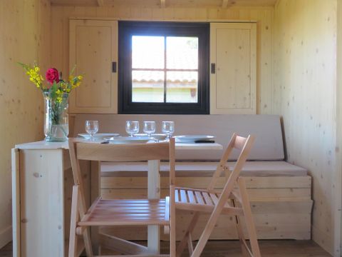 TENTE TOILE ET BOIS 4 personnes - Lodge Feroe 20m² (1 chambre)