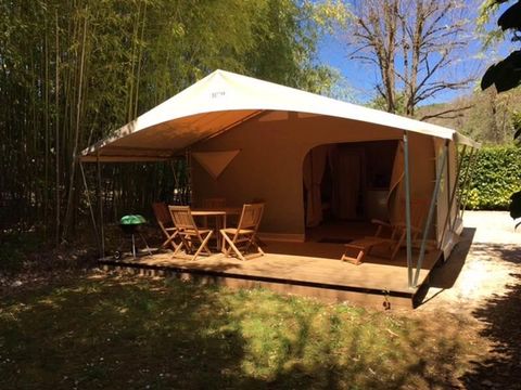 TENTE TOILE ET BOIS 5 personnes - Tente lodge Canada