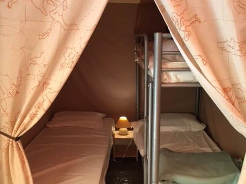 TENTE TOILE ET BOIS 5 personnes - Tente lodge Canada