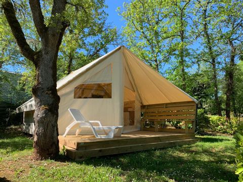 TENTE TOILE ET BOIS 5 personnes - Tente lodge Junior