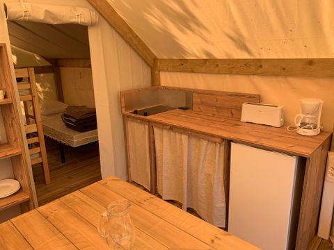 TENTE TOILE ET BOIS 5 personnes - Tente lodge Junior