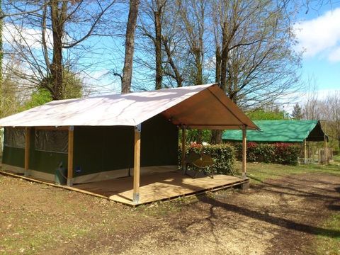 TENTE TOILE ET BOIS 5 personnes - FREEFLOWER STANDARD (SANS SANITAIRES)