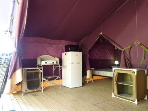 TENTE TOILE ET BOIS 5 personnes - FREEFLOWER STANDARD (SANS SANITAIRES)