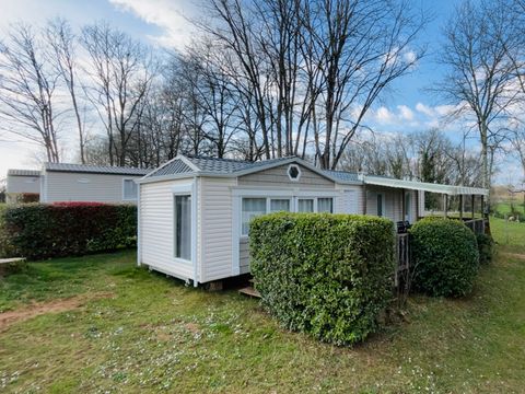 MOBILHOME 4 personnes - CONFORT TERRASSE SEMI COUVERTE LAVE VAISSELLE
