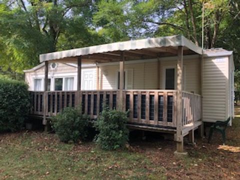 MOBILHOME 4 personnes - CONFORT TERRASSE SEMI COUVERTE LAVE VAISSELLE