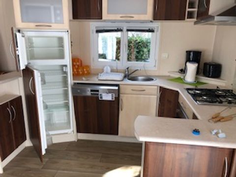 MOBILHOME 4 personnes - CONFORT TERRASSE SEMI COUVERTE LAVE VAISSELLE
