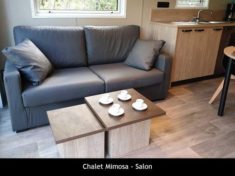 CHALET 4 personnes - Mimosa - TV - 47 m² avec terrasse couverte - 2 chambres