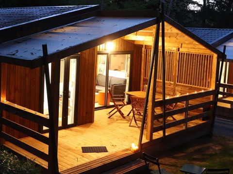 CHALET 4 personnes - Mimosa - TV - 47 m² avec terrasse couverte - 2 chambres