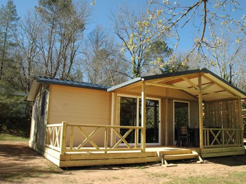 CHALET 6 personnes - EDEN - TV - 54m² avec terrasse couverte - 3 chambres