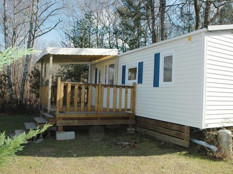MOBILHOME 4 personnes - 4 - 33m² avec  terrasse couverte / 2 chambres