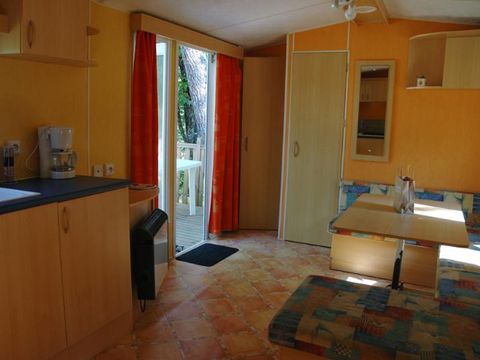 MOBILHOME 5 personnes - M8 - 35m² avec  terrasse couverte / 2 chambres