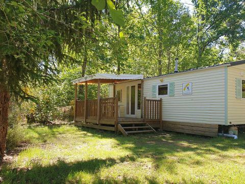 MOBILHOME 5 personnes - M8 - 35m² avec  terrasse couverte / 2 chambres