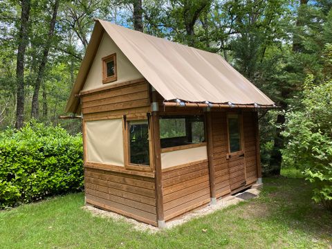 Tente en toile et en bois 2 personnes - Bivouac