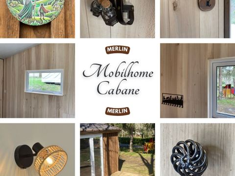 MOBILHOME 4 personnes - CABANE 21m² / 2 chambres (sans sanitaires)
