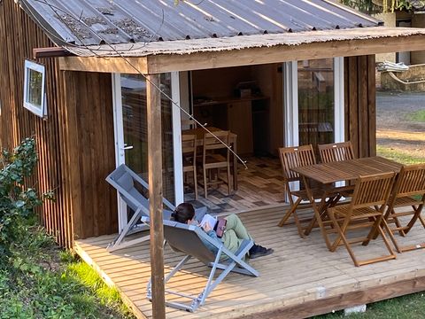 MOBILHOME 4 personnes - CABANE 21m² / 2 chambres (sans sanitaires)