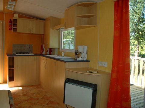 MOBILHOME 4 personnes - Mobilhome M7 35m² avec  terrasse couverte / 2 chambres