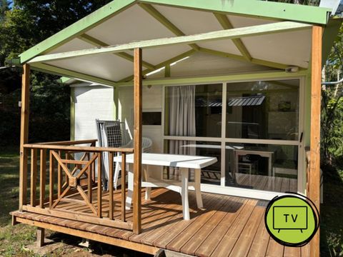 CHALET 5 personnes - Club 5 TV - 32m² avec terrasse couverte - 2 chambres