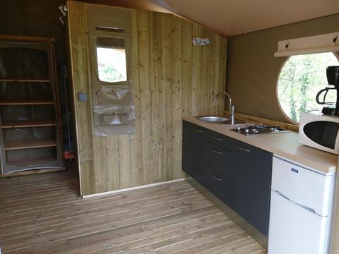 TENTE TOILE ET BOIS 4 personnes - Lodge Canada Confort