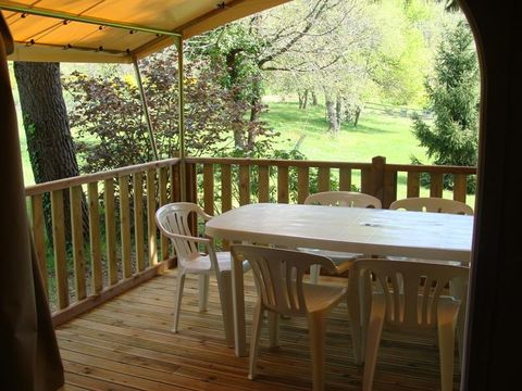 TENTE TOILE ET BOIS 4 personnes - Lodge Canada Confort
