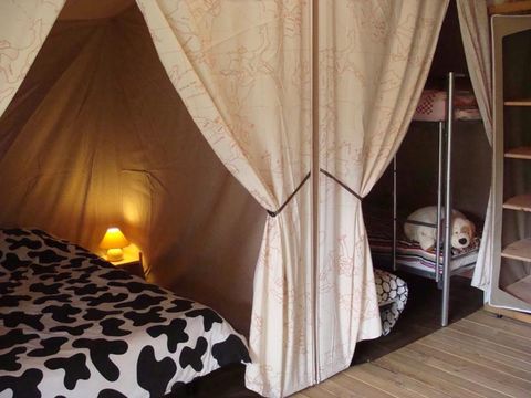 TENTE TOILE ET BOIS 4 personnes - Lodge Canada Confort