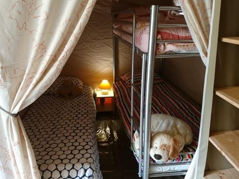 Tente en toile et en bois 4 personnes - Lodge Canada Classic