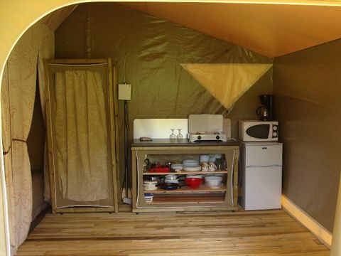 Tente en toile et en bois 4 personnes - Lodge Canada Classic