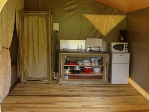 Tente en toile et en bois 4 personnes - Lodge Canada Classic