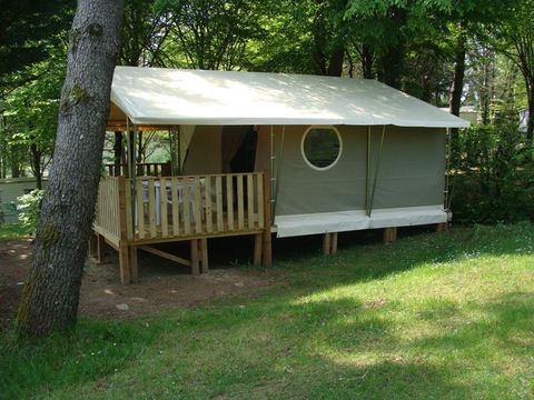 Tente en toile et en bois 4 personnes - Lodge Canada Classic