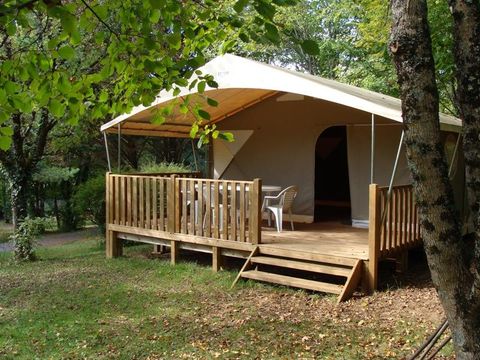 Tente en toile et en bois 4 personnes - Lodge Canada Classic