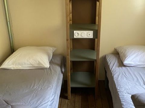 TENTE TOILE ET BOIS 4 personnes - NOMADE LODGE sans sanitaires