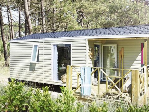 MOBILHOME 4 personnes - Malaga Duo - 2 ch - 27 m2 (+Terrasse semi-couverte 8 m2) 4 personnes