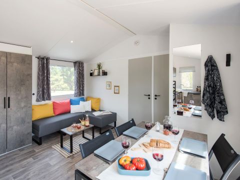 MOBILHOME 4 personnes - Bahia - 2 chambres - 28 m2 (+Terrasse couverte 11 m2) 4 personnes