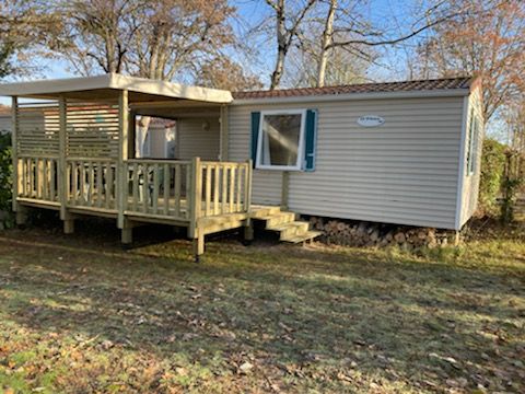 MOBILHOME 4 personnes - O'Hara CONFORT- 2 chambres - 24,5 m2 (+ Terrasse semi couverte de 18 m2) 4 personnes