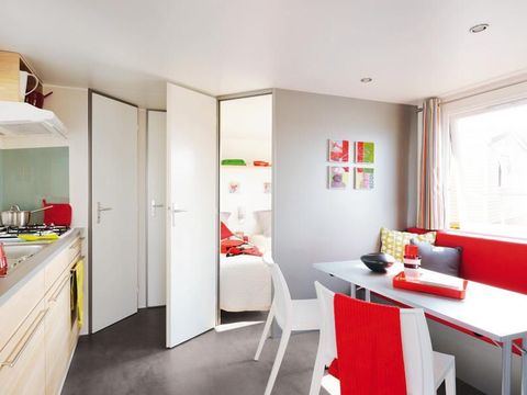 MOBILHOME 4 personnes - O'Hara CONFORT- 2 chambres - 24,5 m2 (+ Terrasse semi couverte de 18 m2) 4 personnes