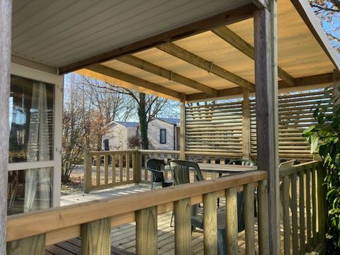 MOBILHOME 4 personnes - O'Hara CONFORT- 2 chambres - 24,5 m2 (+ Terrasse semi couverte de 18 m2) 4 personnes