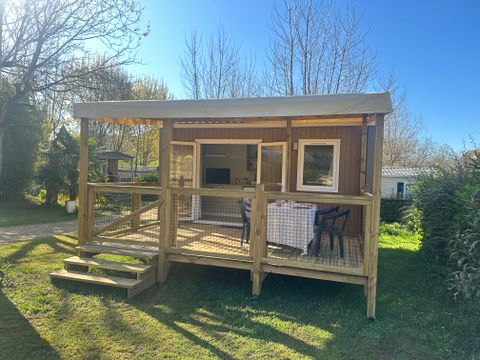 MOBILHOME 2 personnes - Mobil-Home Confort Cahita 17,8m² (1chambre) + terrasse couverte 13,5m²