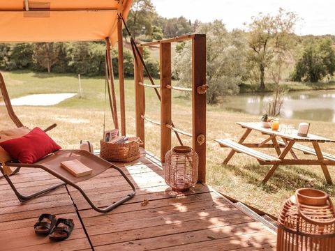 BUNGALOW TOILÉ 4 personnes - Tente Lodge Insolite 2 chambres