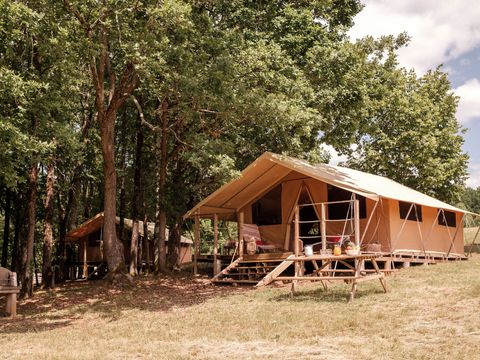BUNGALOW TOILÉ 4 personnes - Tente Lodge Insolite 2 chambres