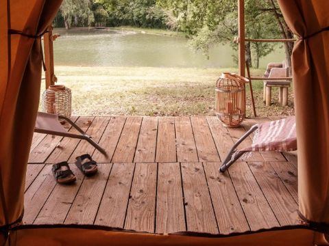 BUNGALOW TOILÉ 4 personnes - Tente Lodge Insolite 2 chambres