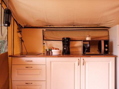 BUNGALOW TOILÉ 4 personnes - Tente Lodge Insolite 2 chambres