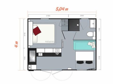 MOBILHOME 2 personnes - Cahita