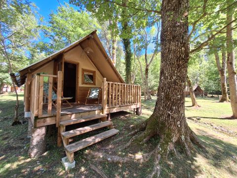 TENTE TOILE ET BOIS 4 personnes - Tente AMAZONE sans sanitaire 4 pers