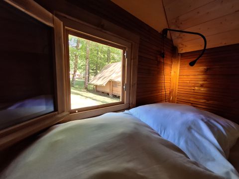 TENTE TOILE ET BOIS 2 personnes - Tente AMAZONE sans sanitaire PRIX POUR 2 PERSONNES
