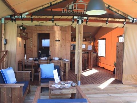 TENTE TOILE ET BOIS 6 personnes - Lodge SAFARI 6 pers