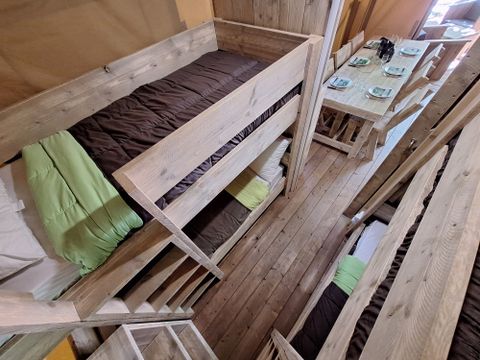 TENTE TOILE ET BOIS 6 personnes - Lodge SAFARI 6 pers