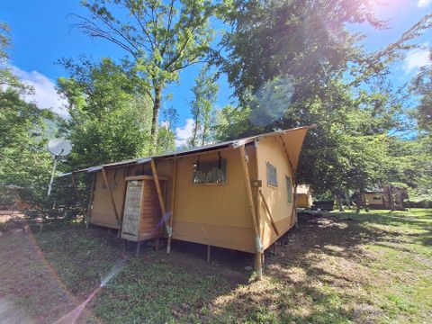 TENTE TOILE ET BOIS 6 personnes - Lodge SAFARI 6 pers